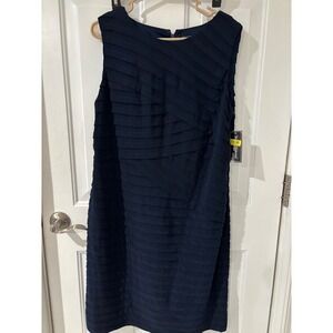 Jessica‎ Howard Tiered Dress - Sleeveless Party Cocktail - 14W